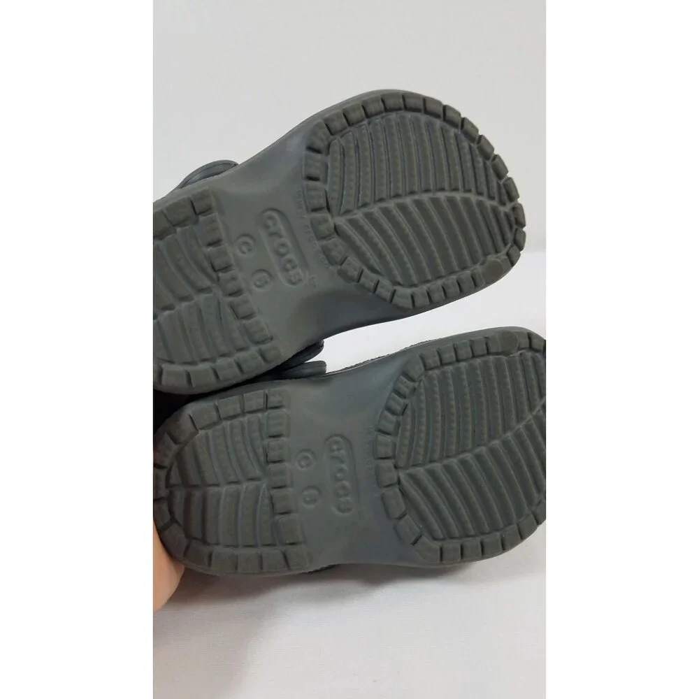 Crocs Toddlers Classic Clogs Gray Size 5 Kids GUC